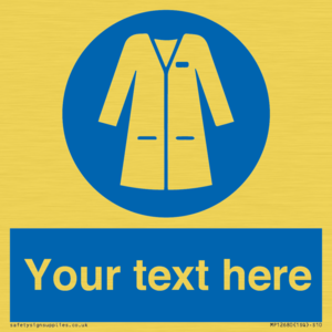 Custom Mandatory: Wear laboratory coat